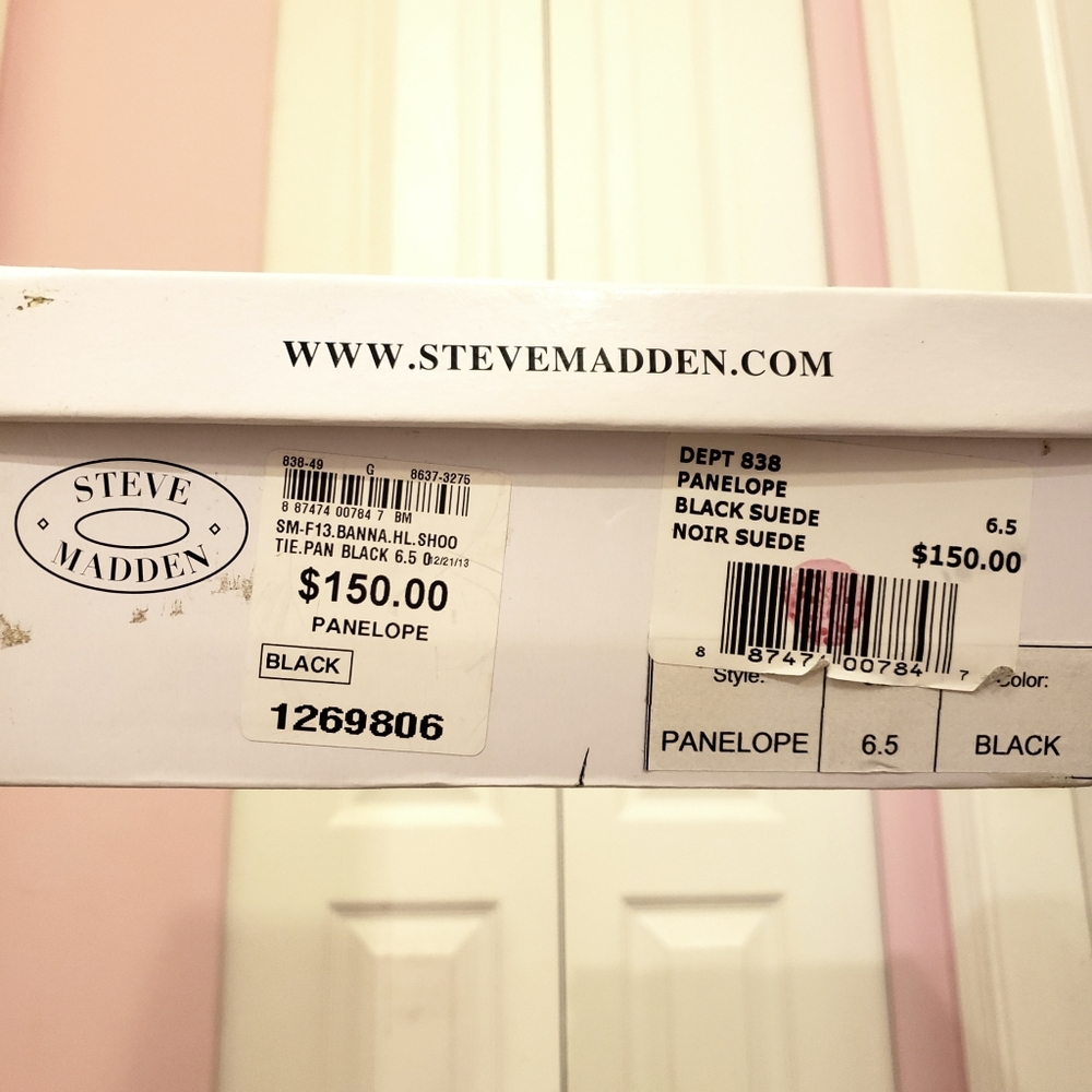 Steve Madden PANELOPE Suede Ankle Booties - Picture 8 of 8